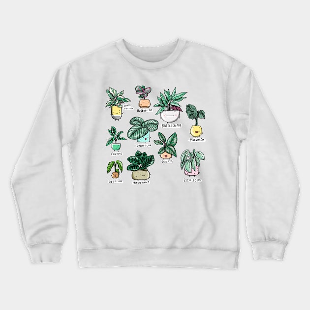 Calathea Family Crewneck Sweatshirt by Home by Faith